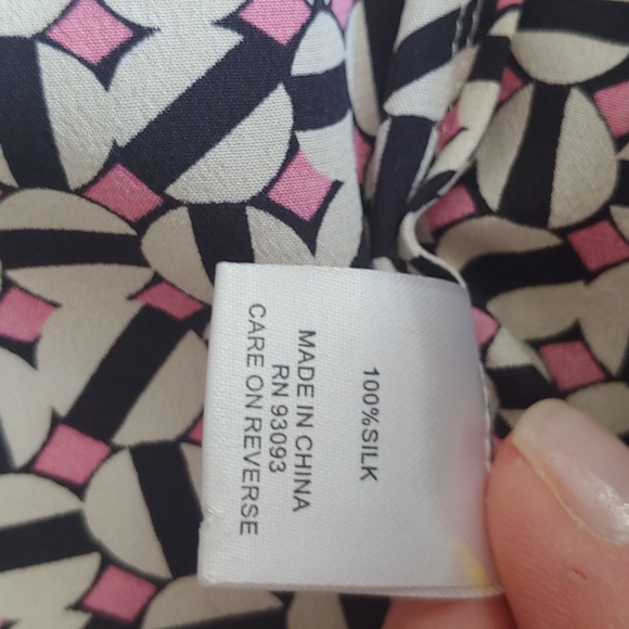 Tyler Boe sleeveless tunic, mock neck geo print, sz XS, new - Picture 10 of 14